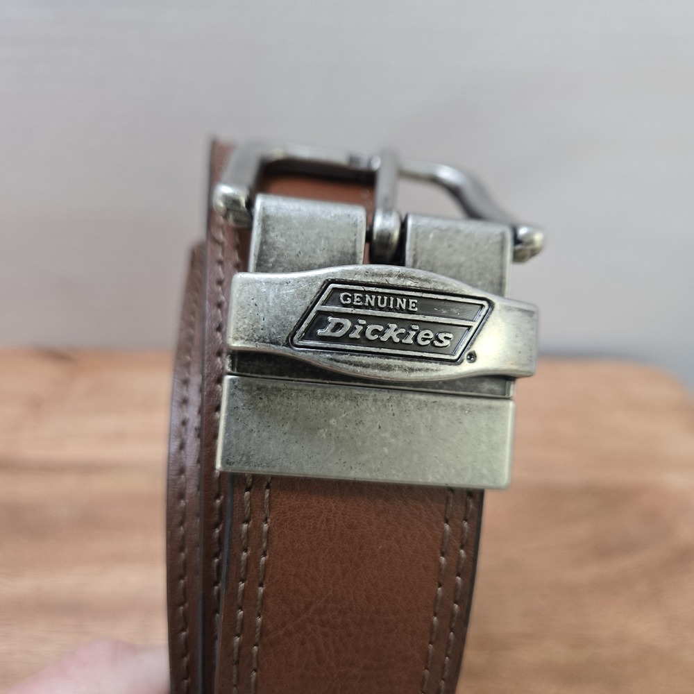 Dickies Genuine Leather‎ Belt Mens Size 40 Brown Roller Buckle Workwear